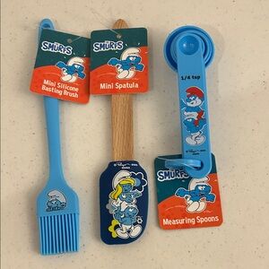 Blue Cooking Utensil Set